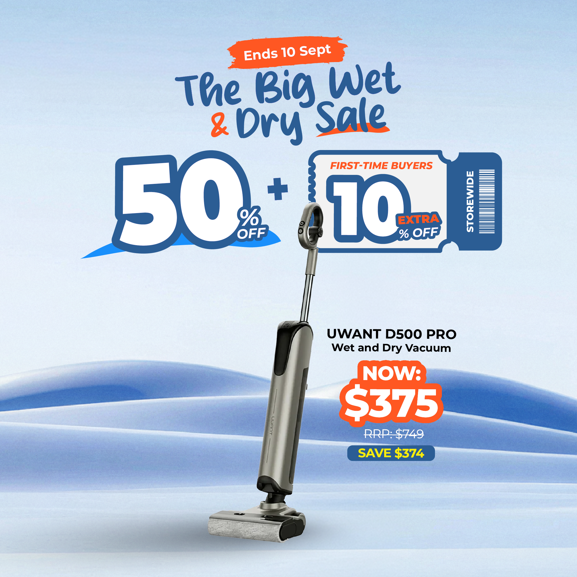 UWANT D500 Pro Wet and Dry Vacuum