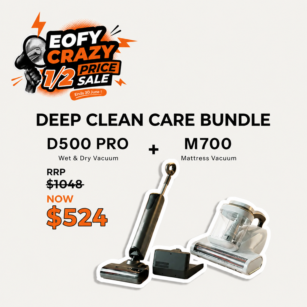 Deep clean care bundle with wet & dry vacuum and mattress vacuum attachments