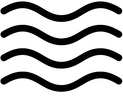 Horizontal Vibration Wave Icon