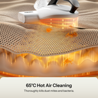 UWANT M600 65C hot air cleaning helps kill dust mites and bacteria in mattresses