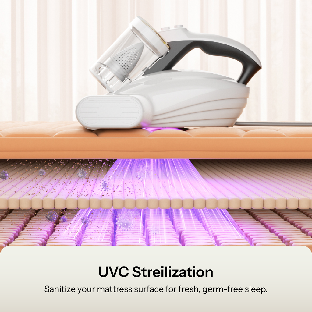 UWANT M600 UVC sterilization mattress vacuum for germ free and dust mite cleaning