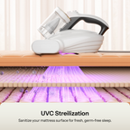 UWANT M600 UVC sterilization mattress vacuum for germ free and dust mite cleaning