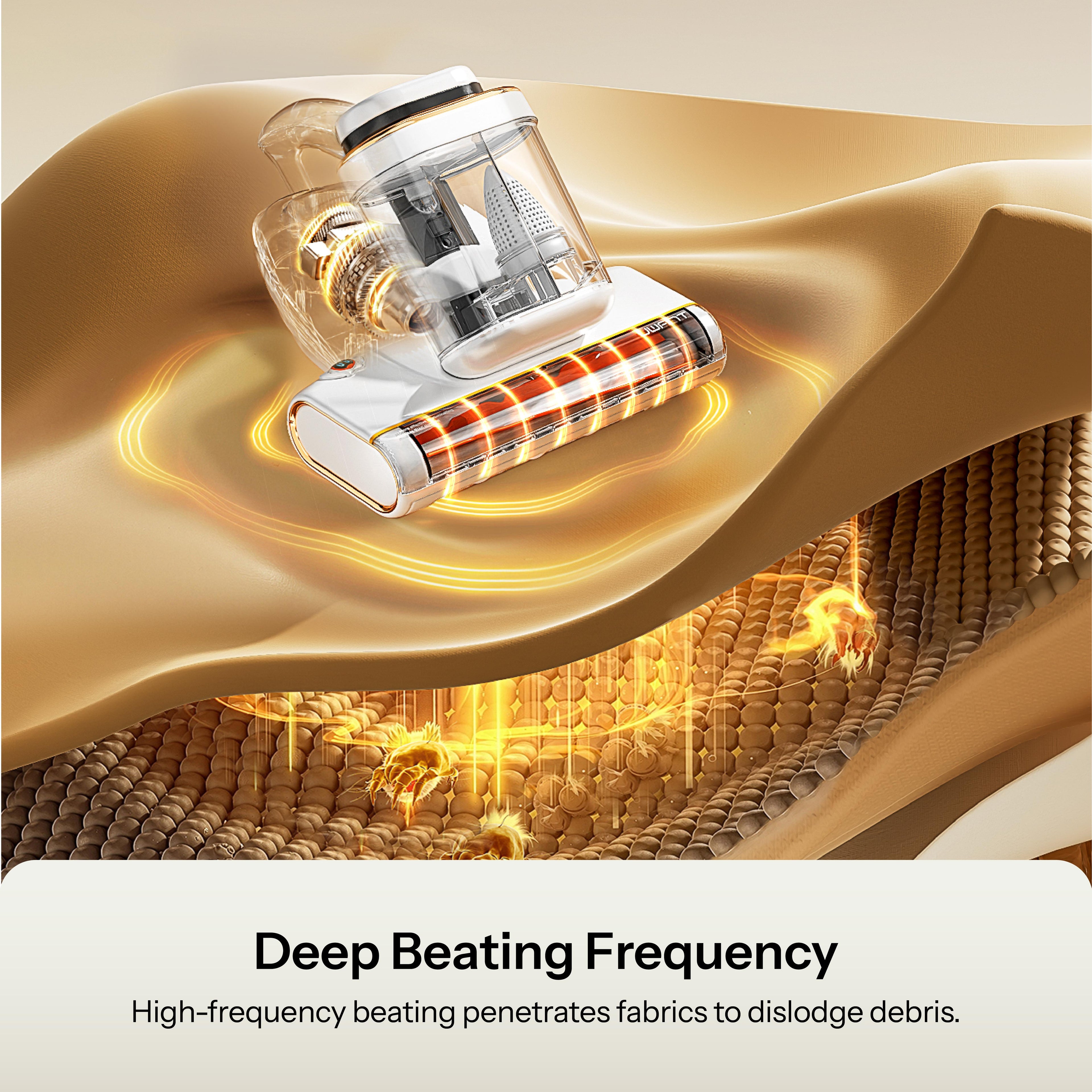 UWANT M700 high frequency beating removes embedded dust mites and debris from mattress