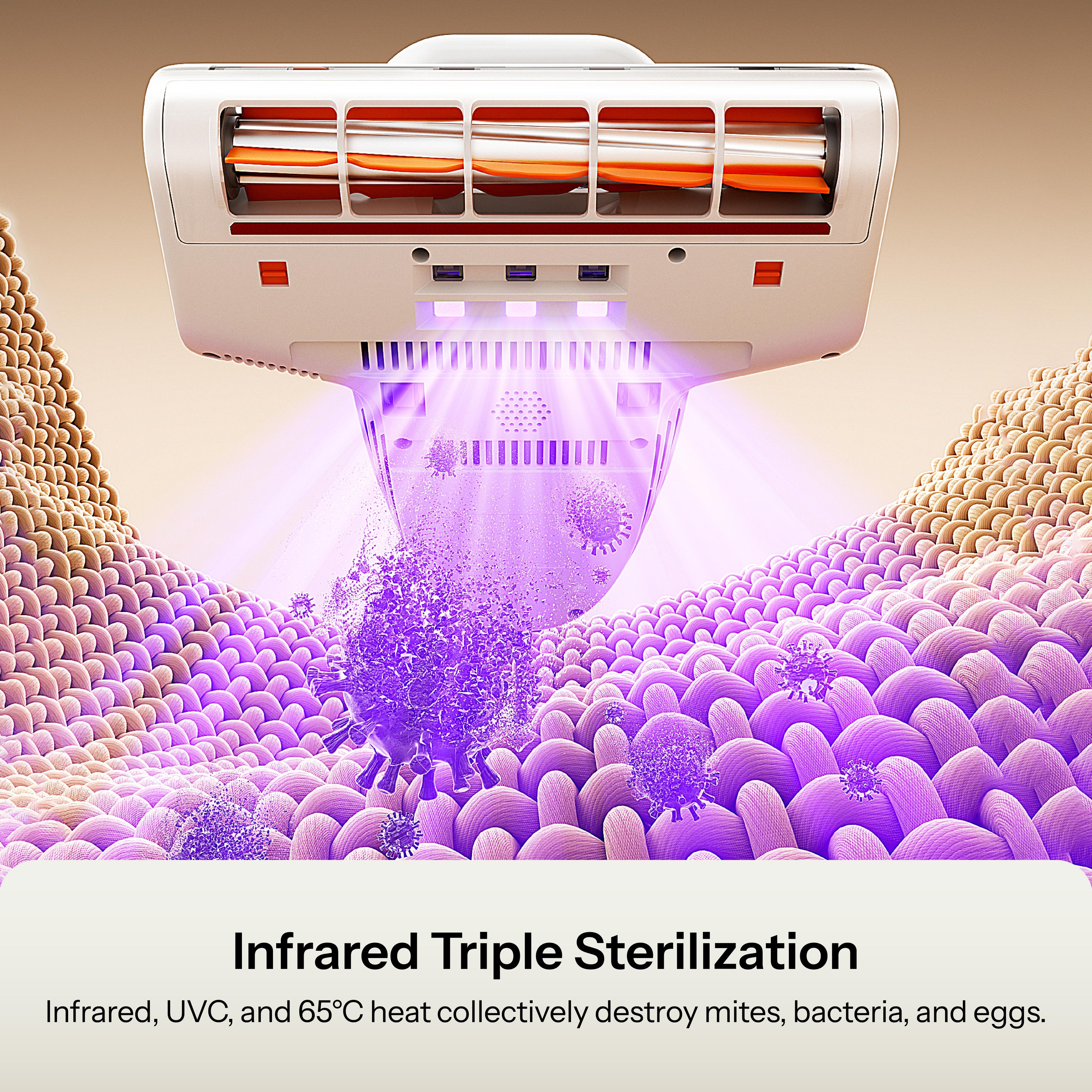 UWANT M700 UV sterilization mattress vacuum killing dust mites bacteria and allergens