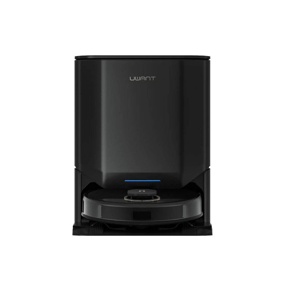 UWANT U300 robot vacuum with self empty dock front view smart home cleaning Australia