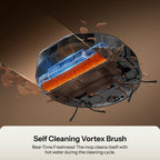 UWANT U300 robot vacuum self cleaning vortex brush with real time cleaning system Australia